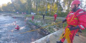 ODZIV: Reševanje na vodi - skupne vaje gasilcev iz Maribora in Čakovca