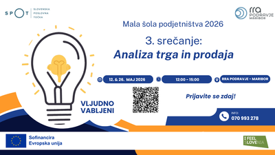 SPOT Mala šola podjetništva: 3. srečanje - Analiza trga in prodaja