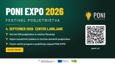 PONI EXPO 2026: Vseslovenski festival podjetništva in praznik programa PONI