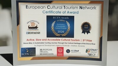 Drava Bike na evropskem odru trajnostnega kulturnega turizma