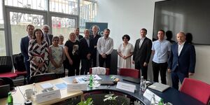 Obisk predstavnikov OECD in pogovor z lokalnim gospodarstvom, kmetijstvom in politiko