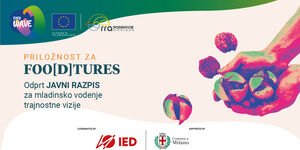 ODPRT JAVNI RAZPIS Food[d]tures za trajnostne vizije mladih!