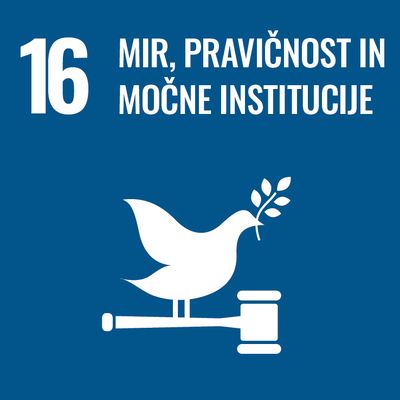 Cilj 16: Mir, pravičnost in močne institucije